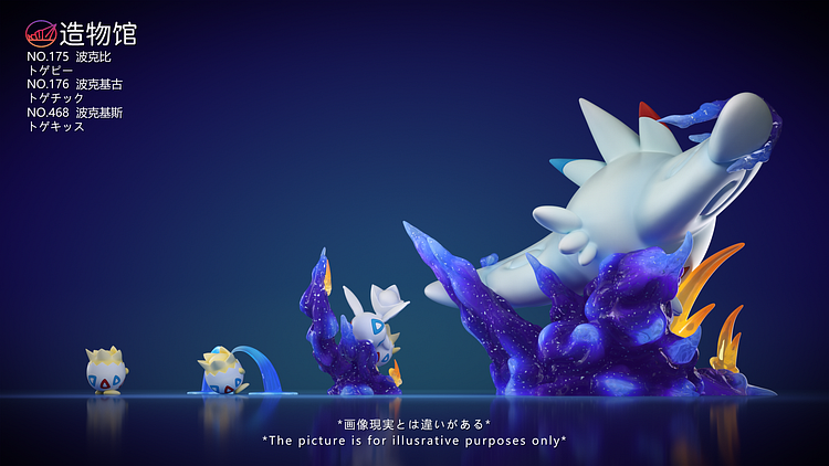 ZaoWu Museum Studio - Pokémon Togepi Evolution Set 1/20 Statue(GK)