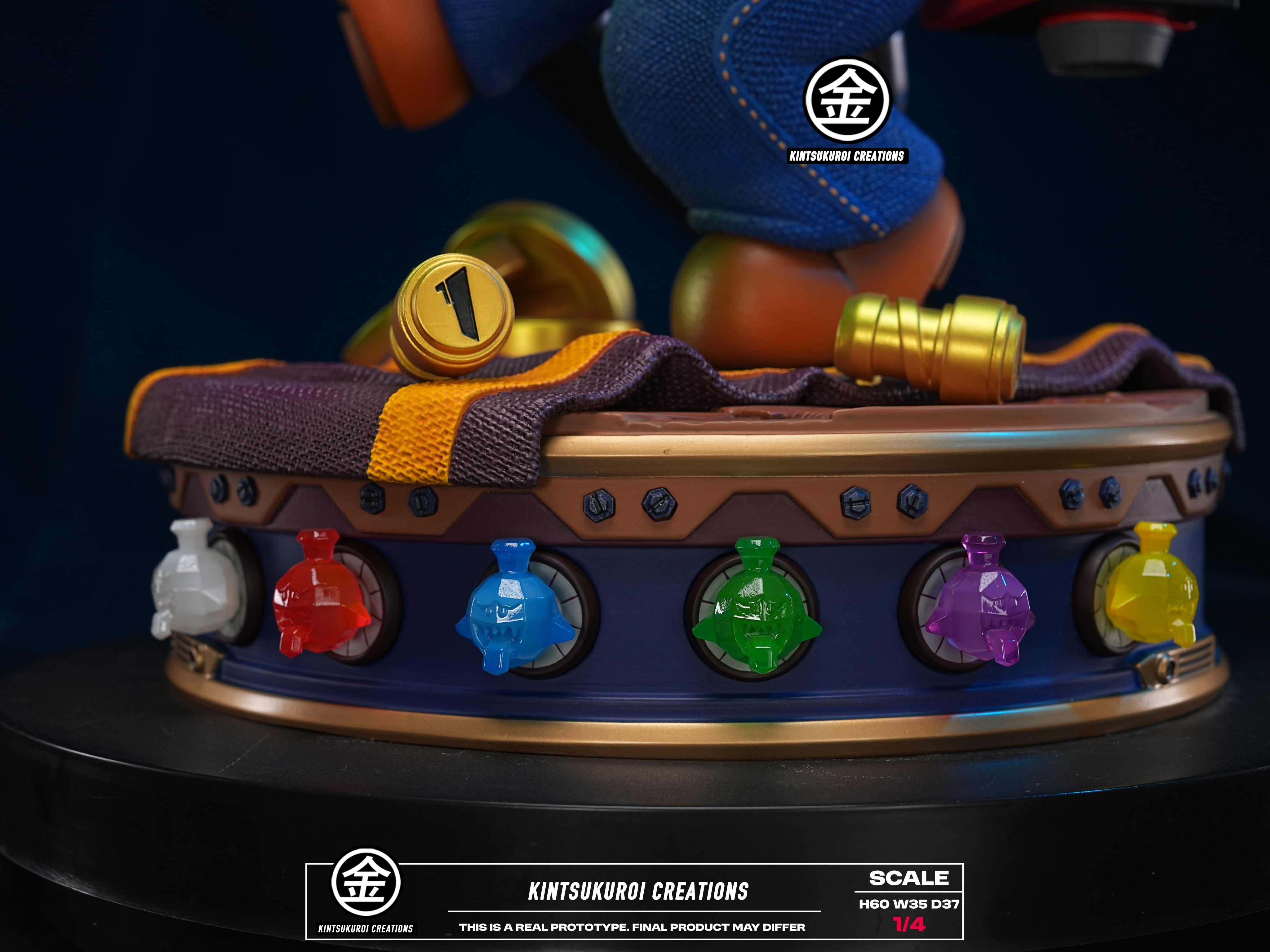 Kintsukuroi Creations Studio - Luigi's Mansion with LED 1/4 Statue(GK)