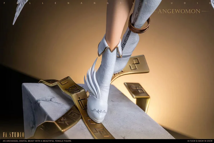 PRE-ORDER Fallen Angel Studio - Digimon - Angewomon & Lady Devimon - 1/4 Scale Resin Statue(GK) (Adult 18+)