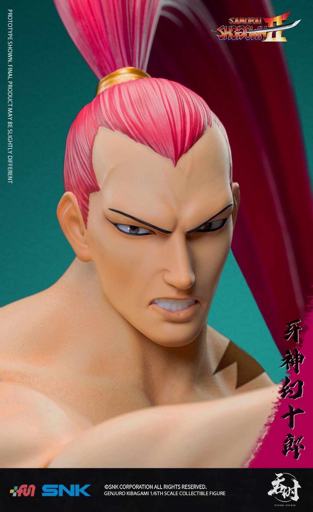 TUNSHI - AMURAI SHODOWN II SNK  GENJURO KIBAGAMI 1/6TH ACTION FIGURE TS-017 (Licensed)