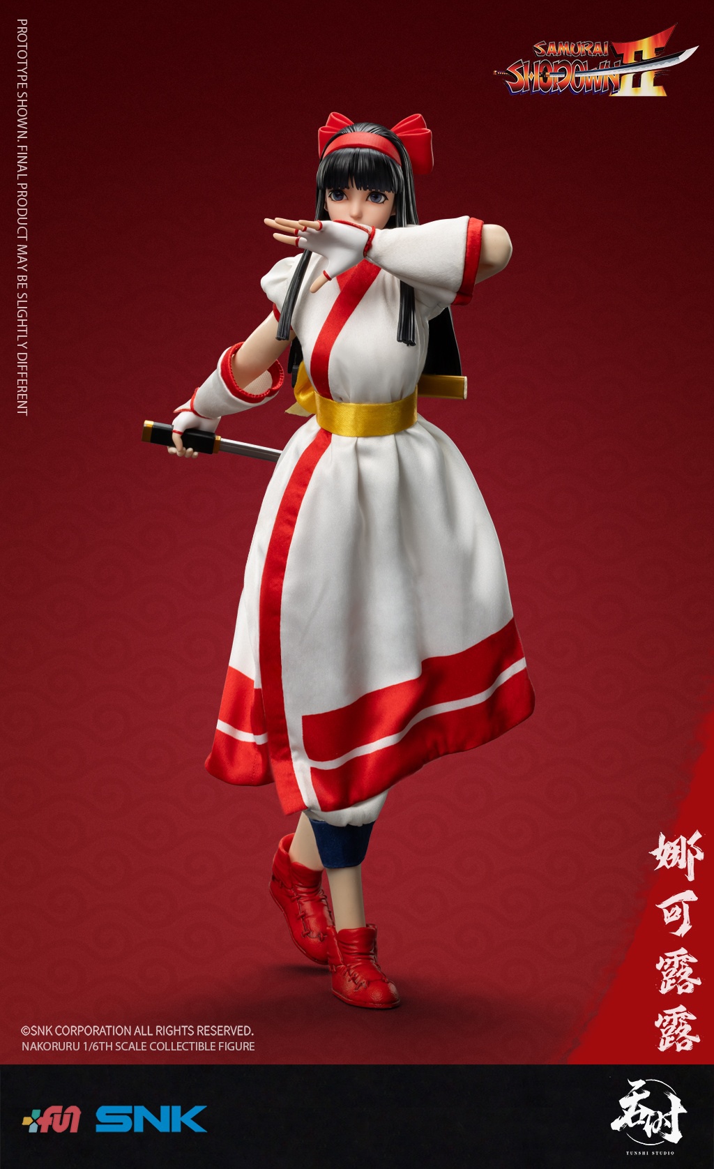 TUNSHI - SAMURAI SHODOWN II SNK NAKORURU 1/6TH ACTION FIGURE TS-018 (Licensed) 1/6 Statue(GK)