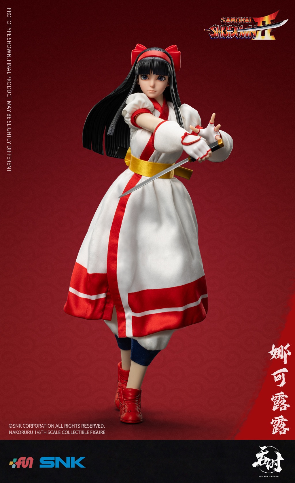 TUNSHI - SAMURAI SHODOWN II SNK NAKORURU 1/6TH ACTION FIGURE TS-018 (Licensed) 1/6 Statue(GK)