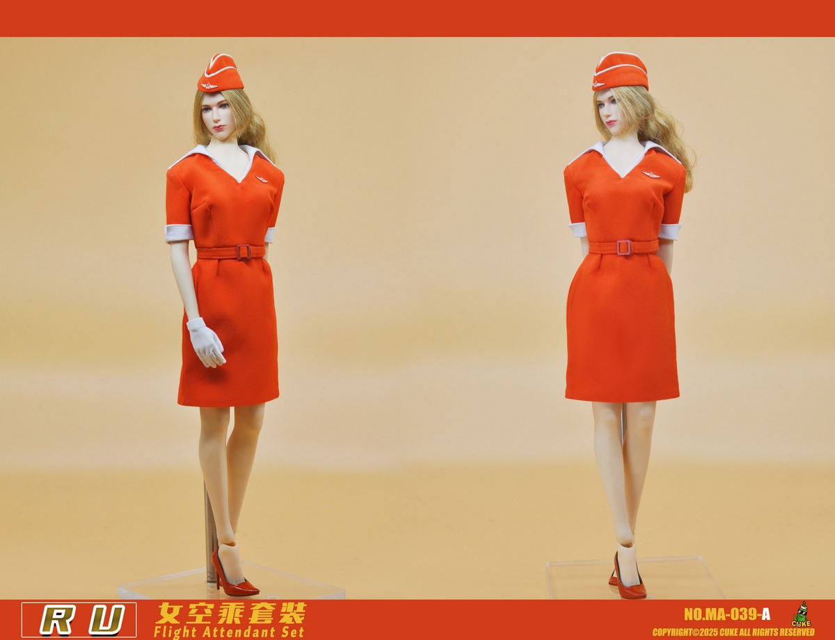 CUKE TOYS - 1/6 RU Flight Attendant Set MA-039A & MA-039B (Licensed)