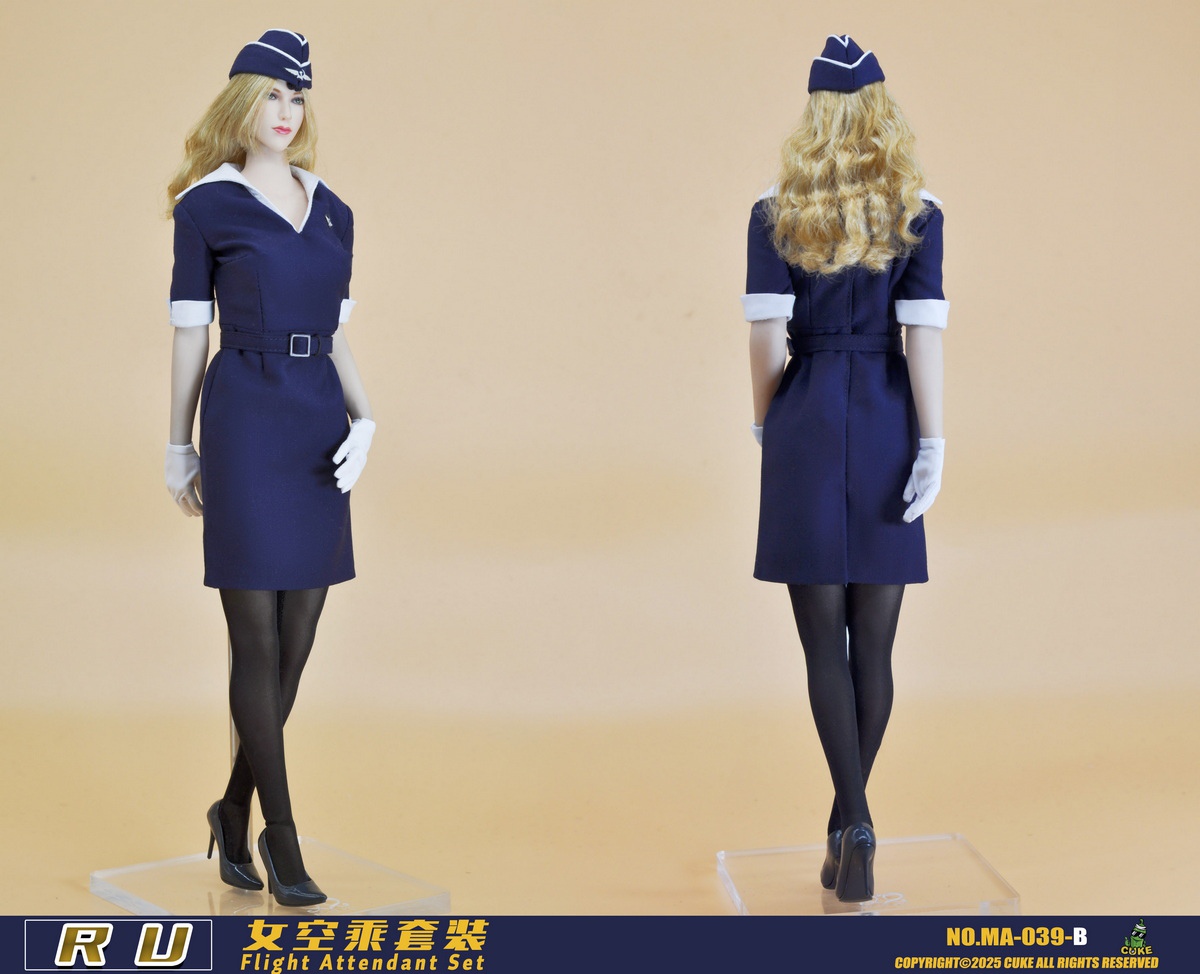 CUKE TOYS - 1/6 RU Flight Attendant Set MA-039A & MA-039B (Licensed)