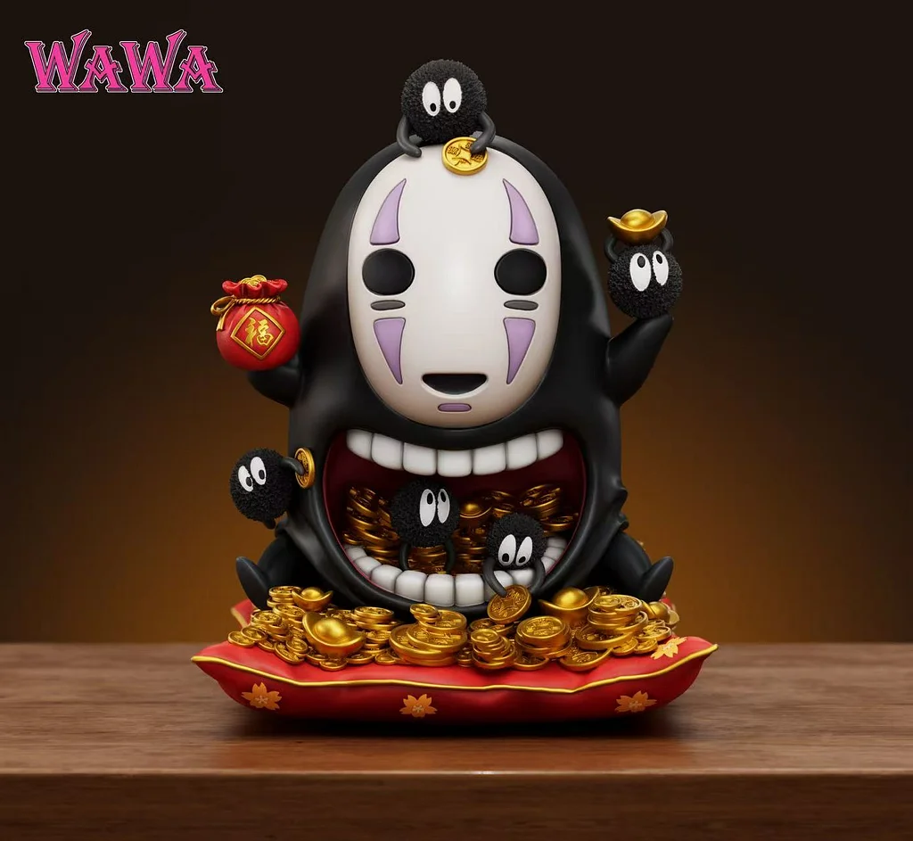 WAWA Studio - Lucky No-Face Spirited Away 2.0 Statue