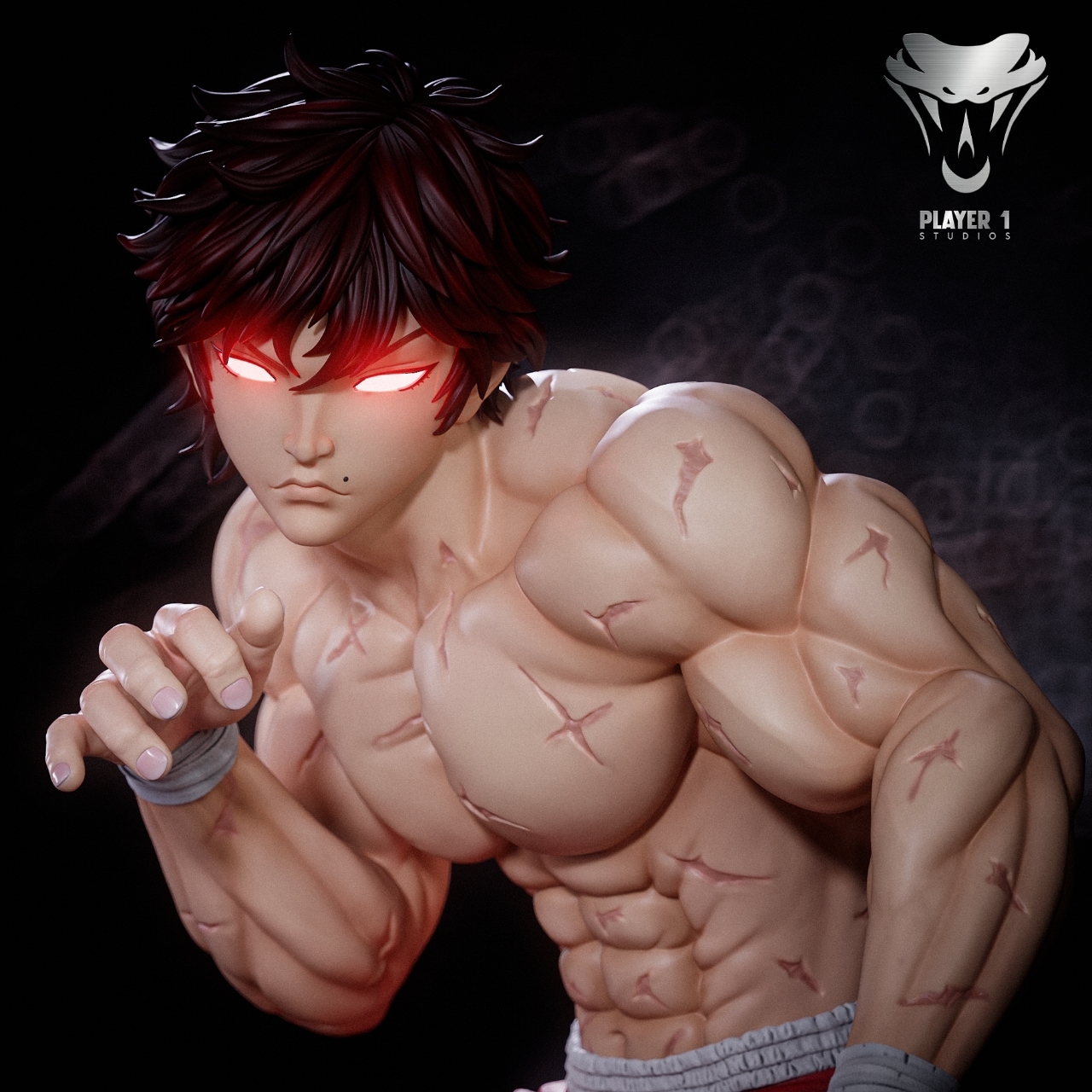Player 1 Studio - Baki the Grappler Baki THE CHAMPION Baki Hanma