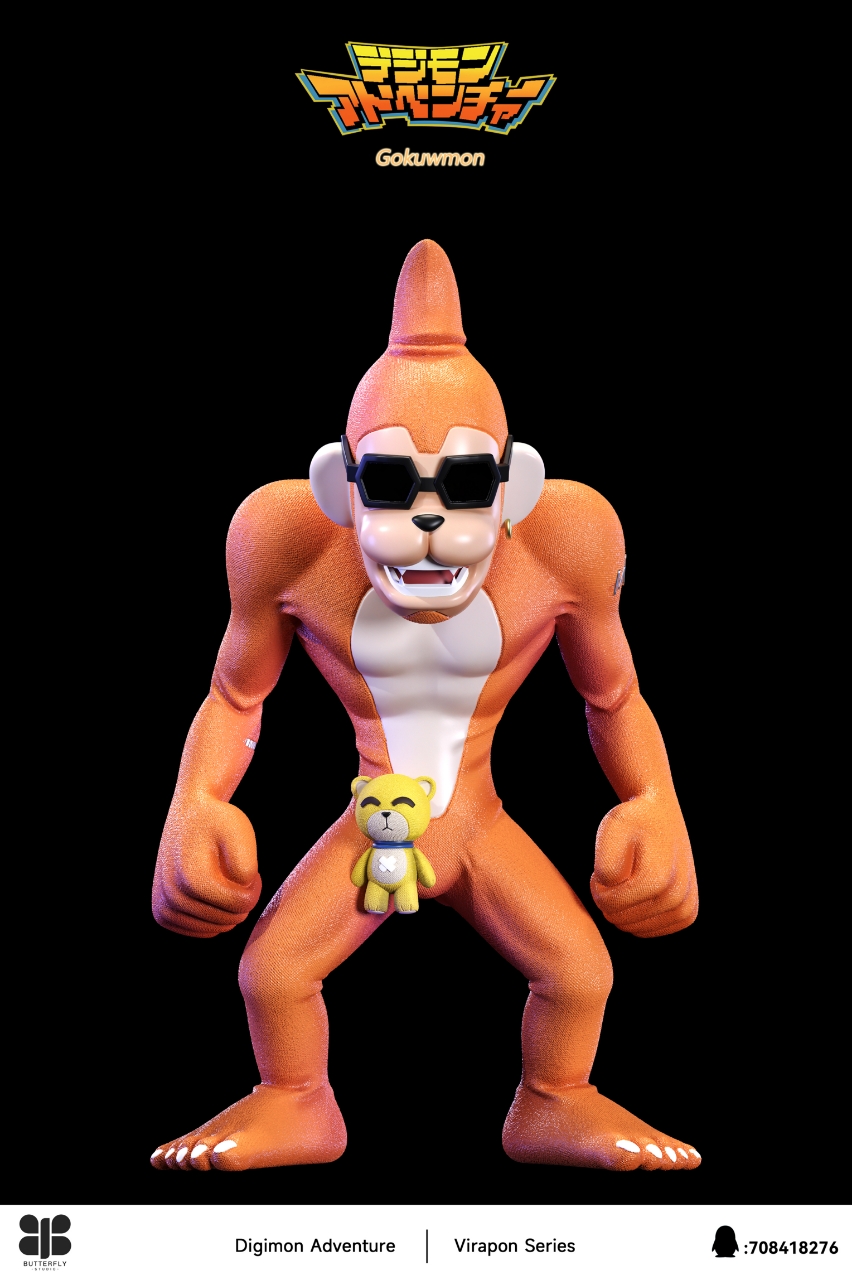 Butterfly Studio - Digimon Etemon & Metal Etemon 1/6 Statue(GK)