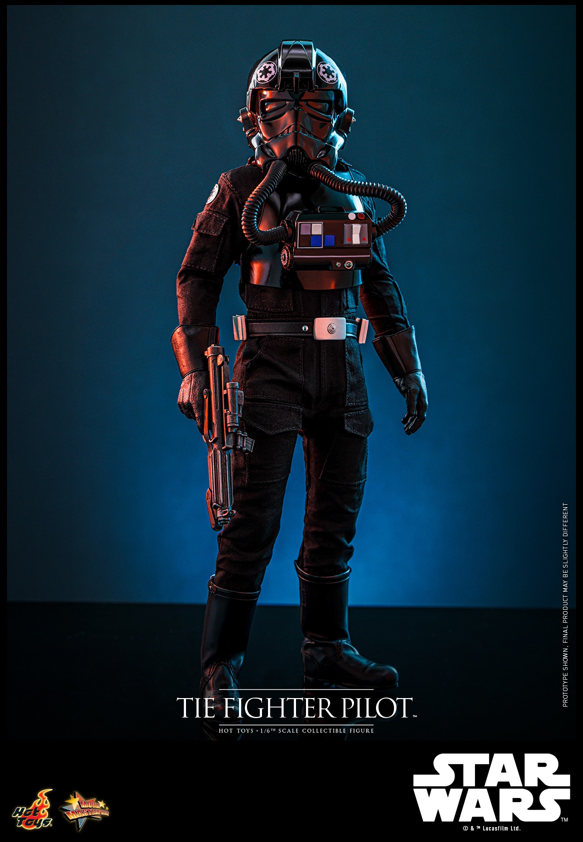 Hottoys - Star Wars 4 A New Hope Imperial TIE Fighter Pilot 1/6 Action Figure MMS798 (Licensed)