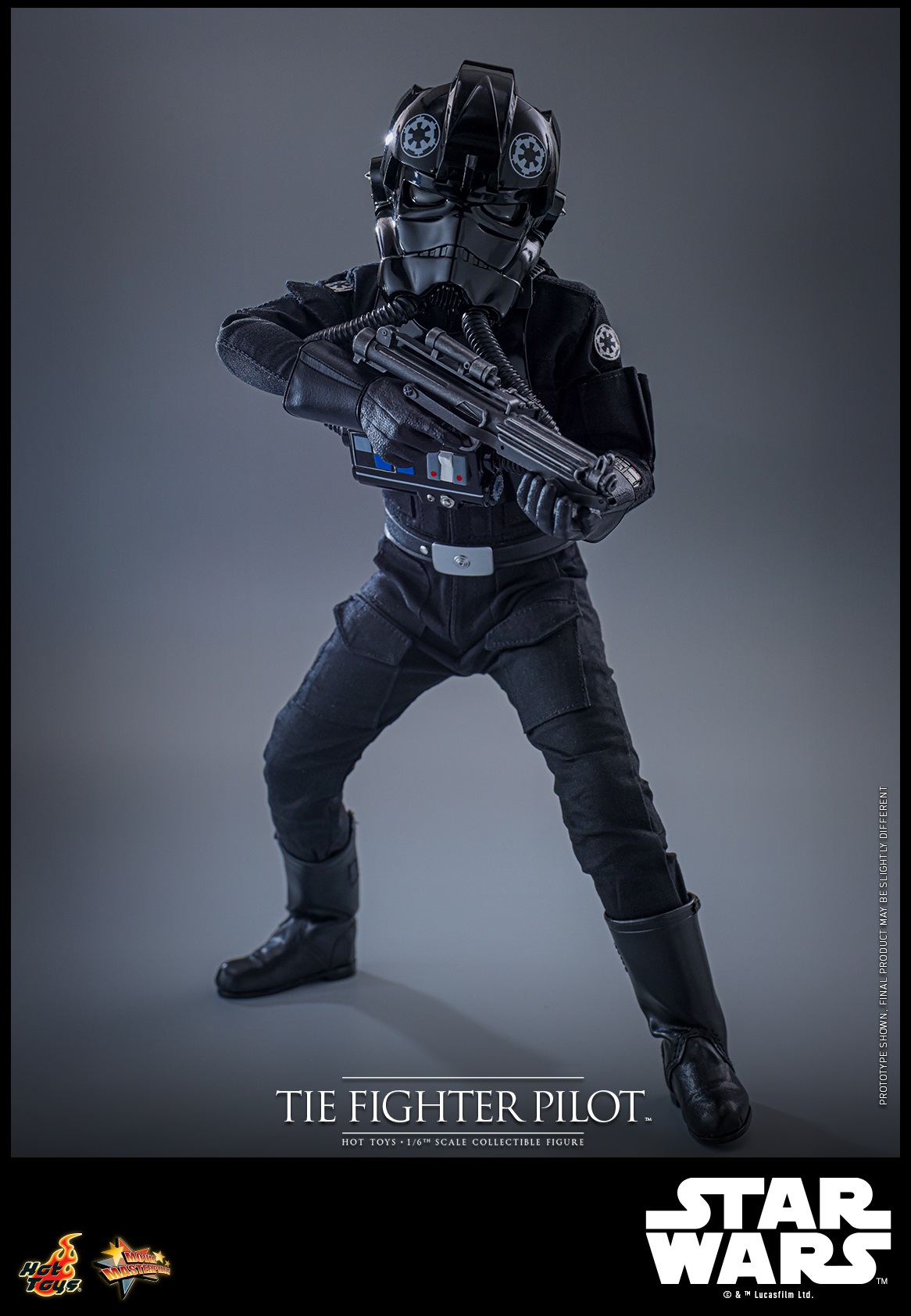 Hottoys - Star Wars 4 A New Hope Imperial TIE Fighter Pilot 1/6 Action Figure MMS798 (Licensed)