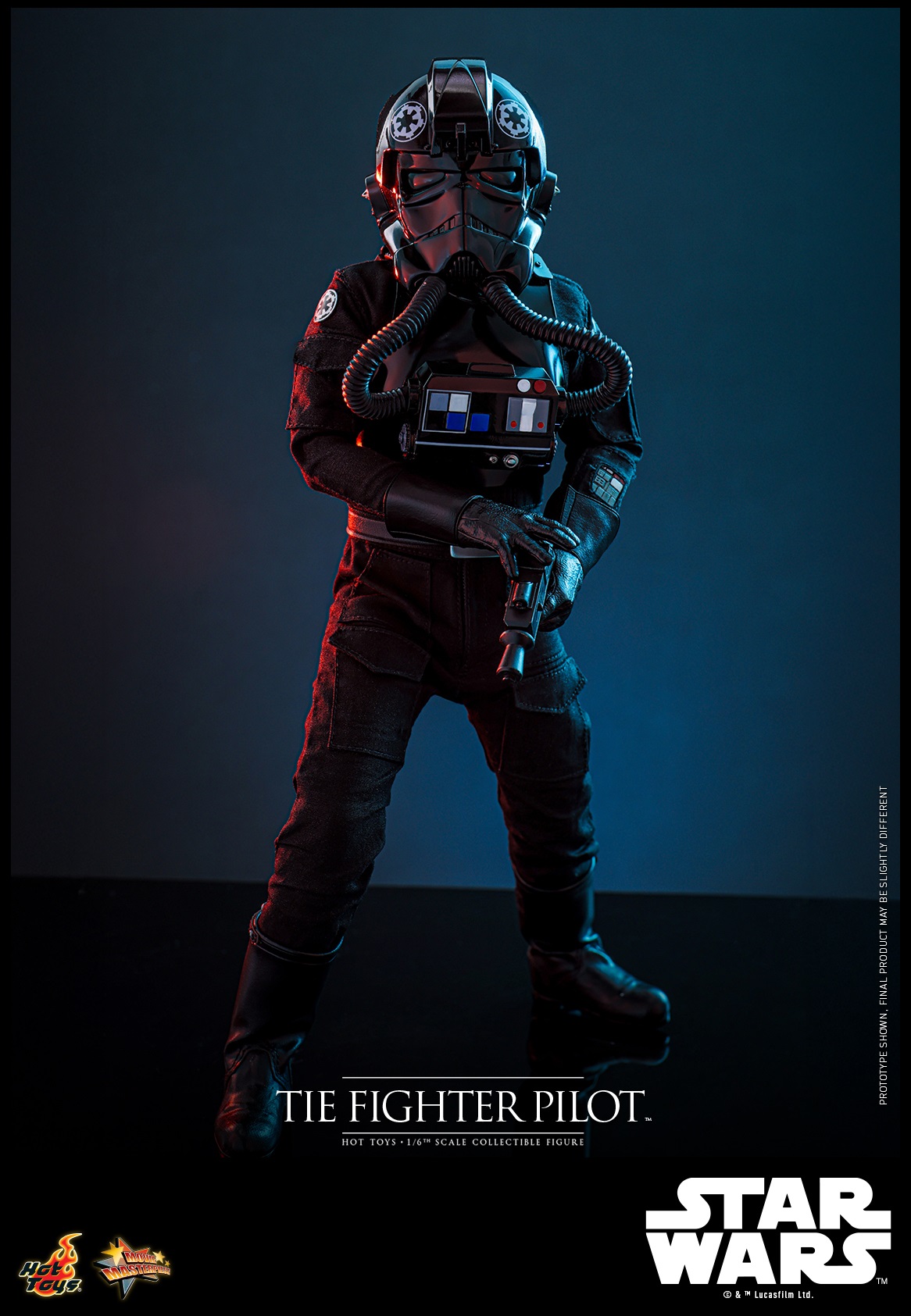 Hottoys - Star Wars 4 A New Hope Imperial TIE Fighter Pilot 1/6 Action Figure MMS798 (Licensed)