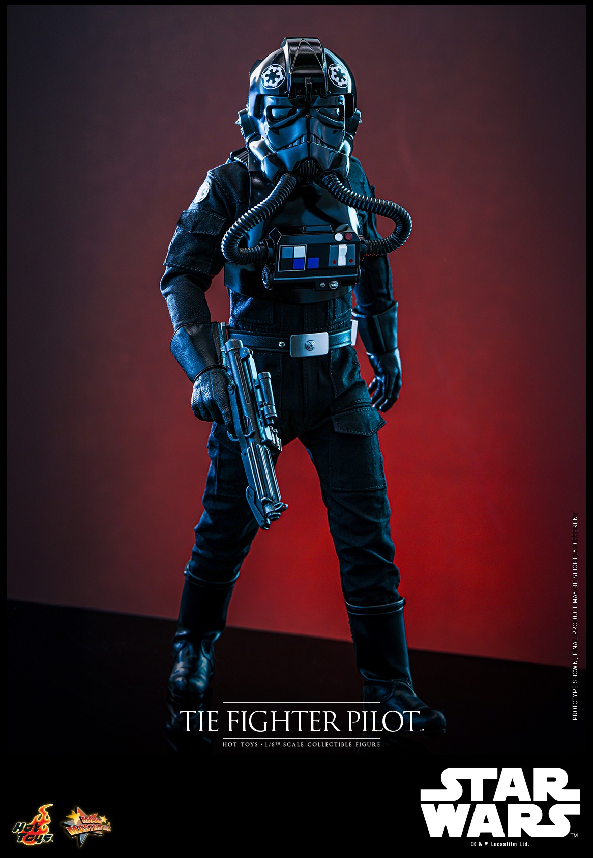 Hottoys - Star Wars 4 A New Hope Imperial TIE Fighter Pilot 1/6 Action Figure MMS798 (Licensed)