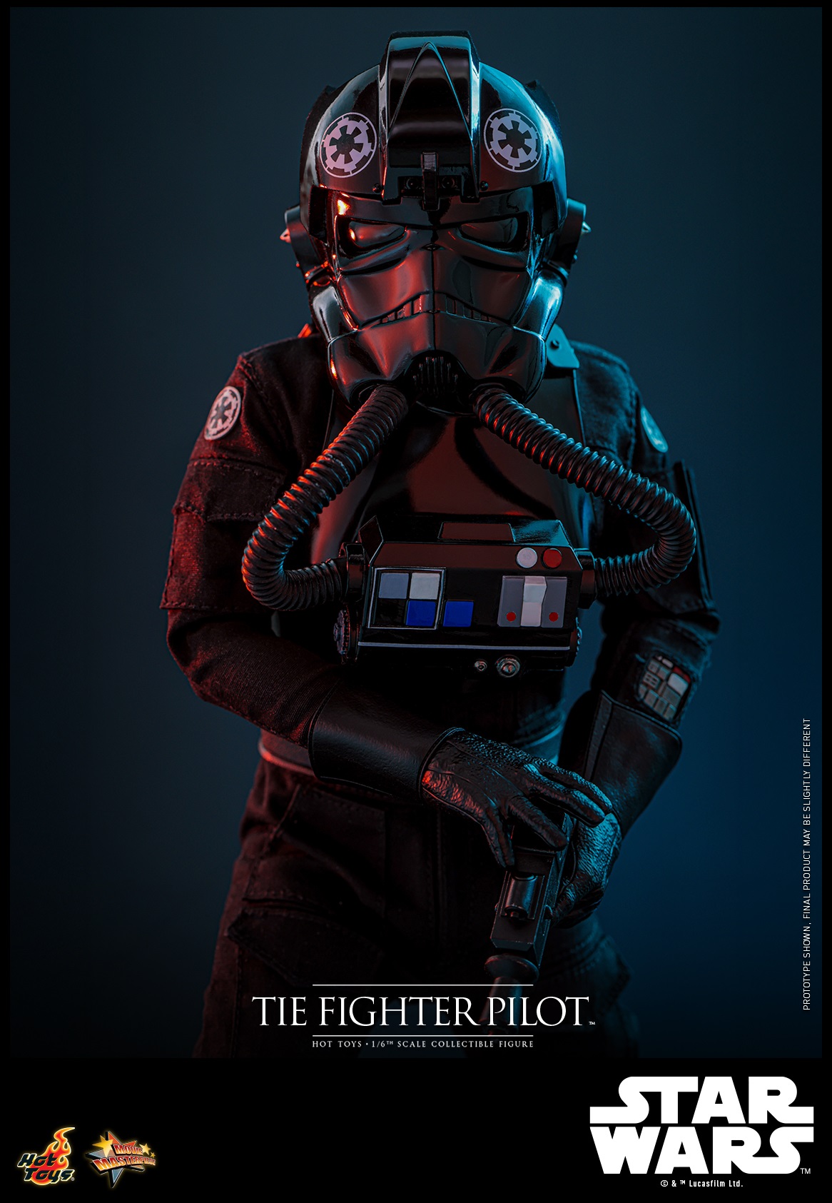 Hottoys - Star Wars 4 A New Hope Imperial TIE Fighter Pilot 1/6 Action Figure MMS798 (Licensed)