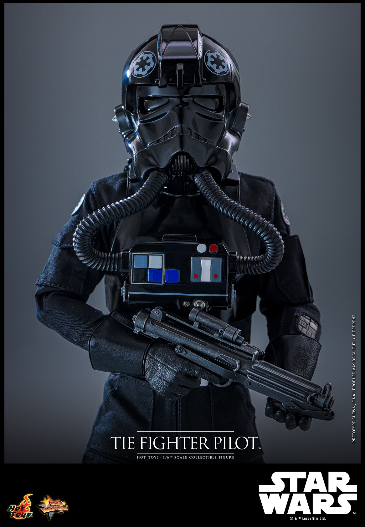 Hottoys - Star Wars 4 A New Hope Imperial TIE Fighter Pilot 1/6 Action Figure MMS798 (Licensed)