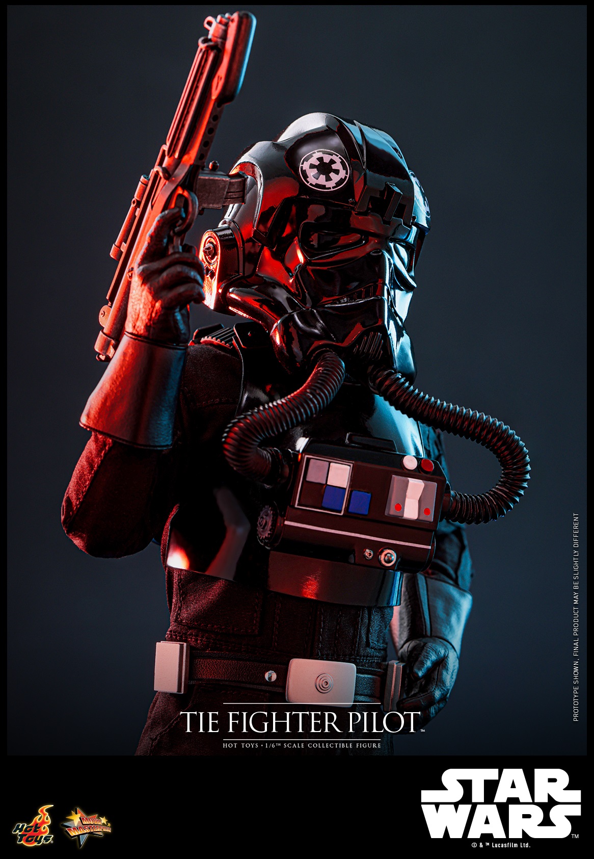 Hottoys - Star Wars 4 A New Hope Imperial TIE Fighter Pilot 1/6 Action Figure MMS798 (Licensed)