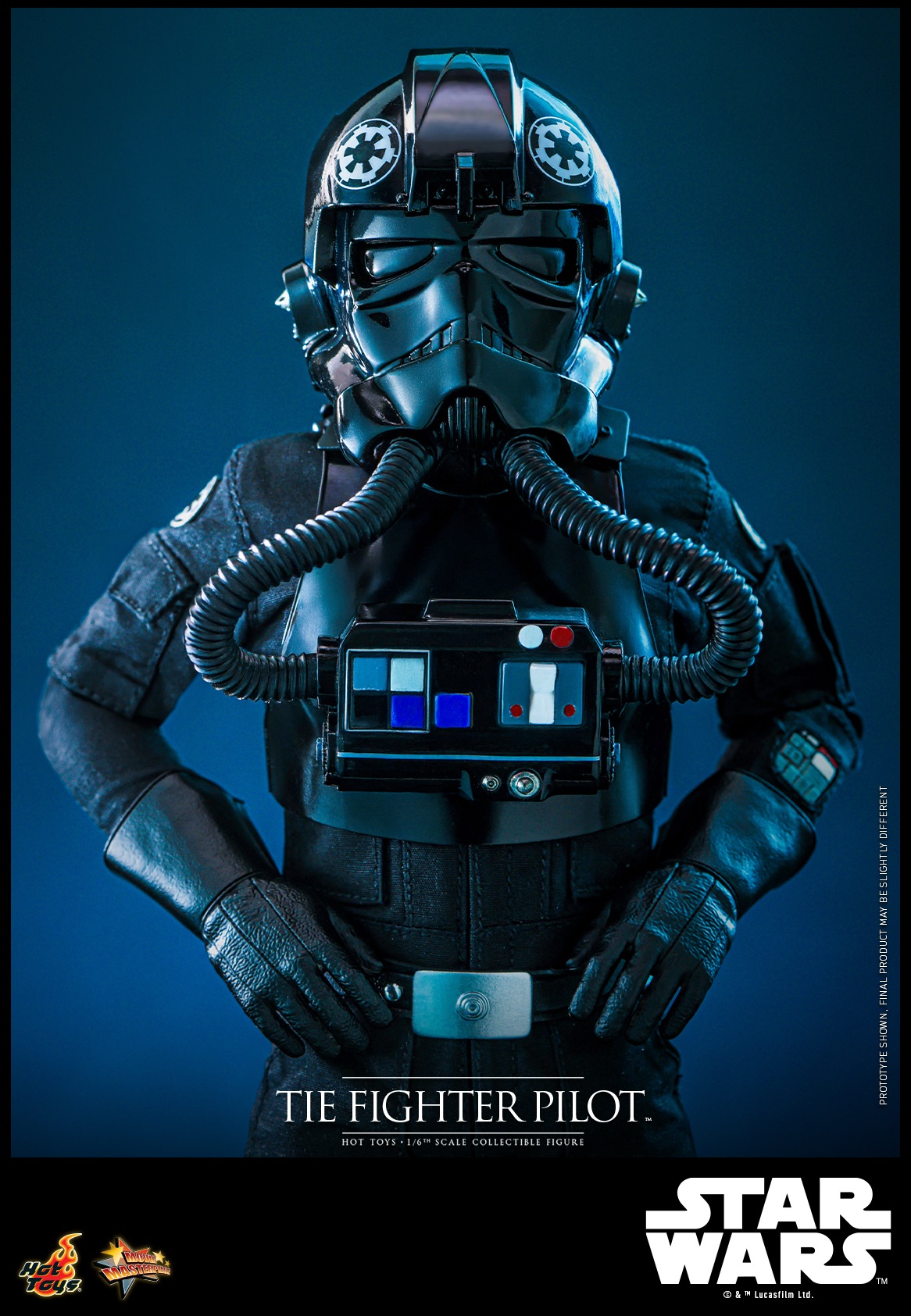 Hottoys - Star Wars 4 A New Hope Imperial TIE Fighter Pilot 1/6 Action Figure MMS798 (Licensed)