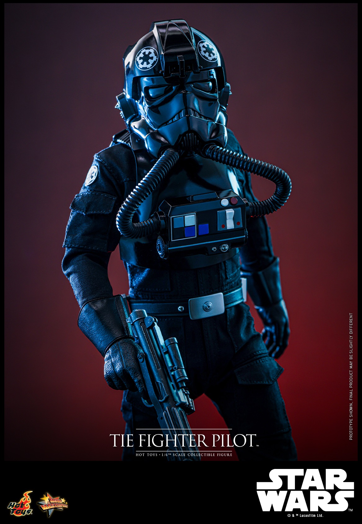 Hottoys - Star Wars 4 A New Hope Imperial TIE Fighter Pilot 1/6 Action Figure MMS798 (Licensed)