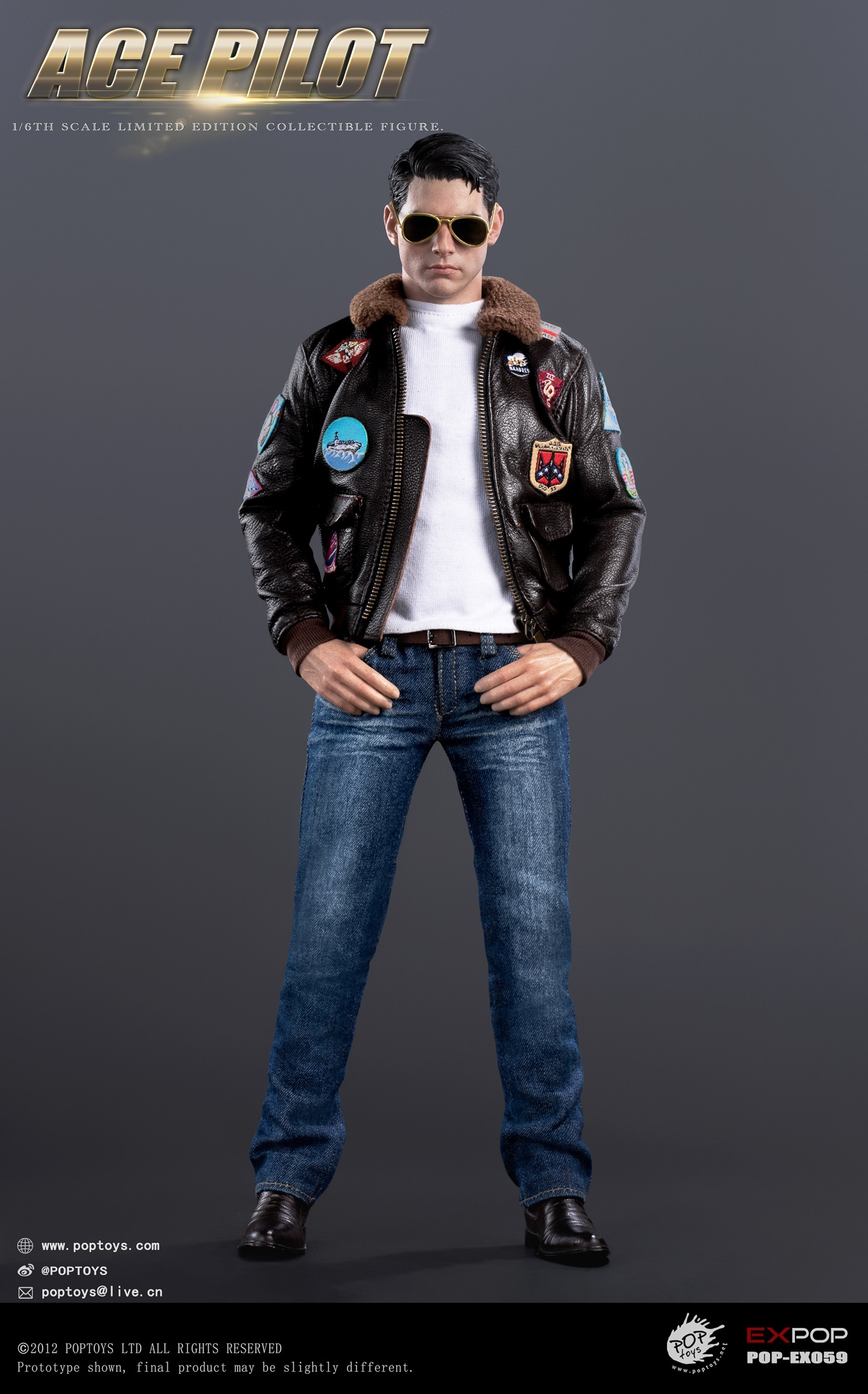 POPTOYS - Original 1/6 ACE Pilot EX059 EX060 EX061 (Licensed)