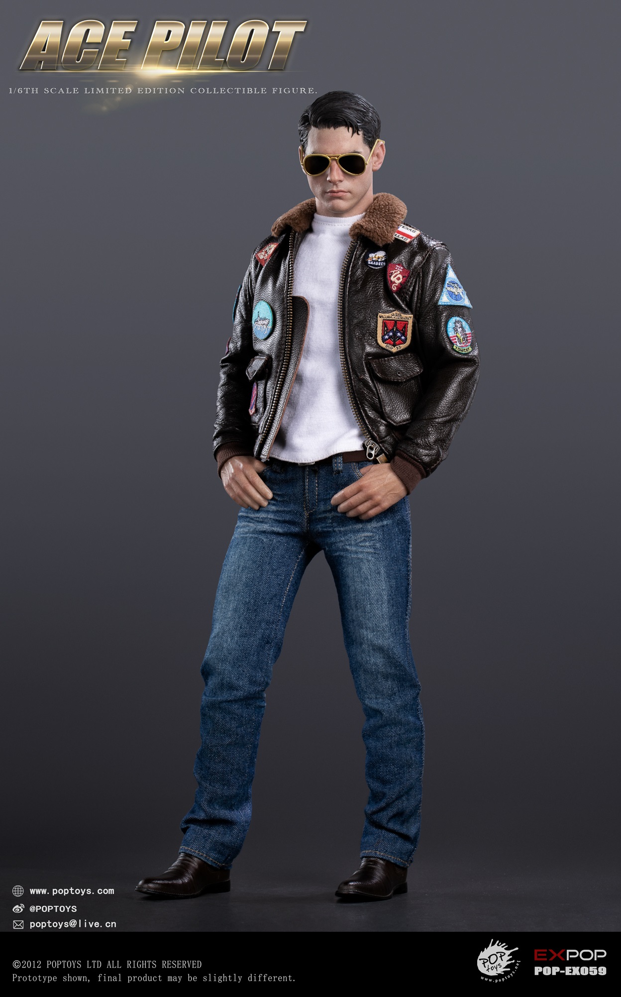 POPTOYS - Original 1/6 ACE Pilot EX059 EX060 EX061 (Licensed)