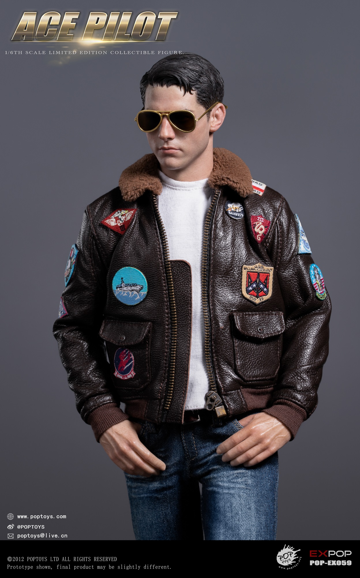 POPTOYS - Original 1/6 ACE Pilot EX059 EX060 EX061 (Licensed)