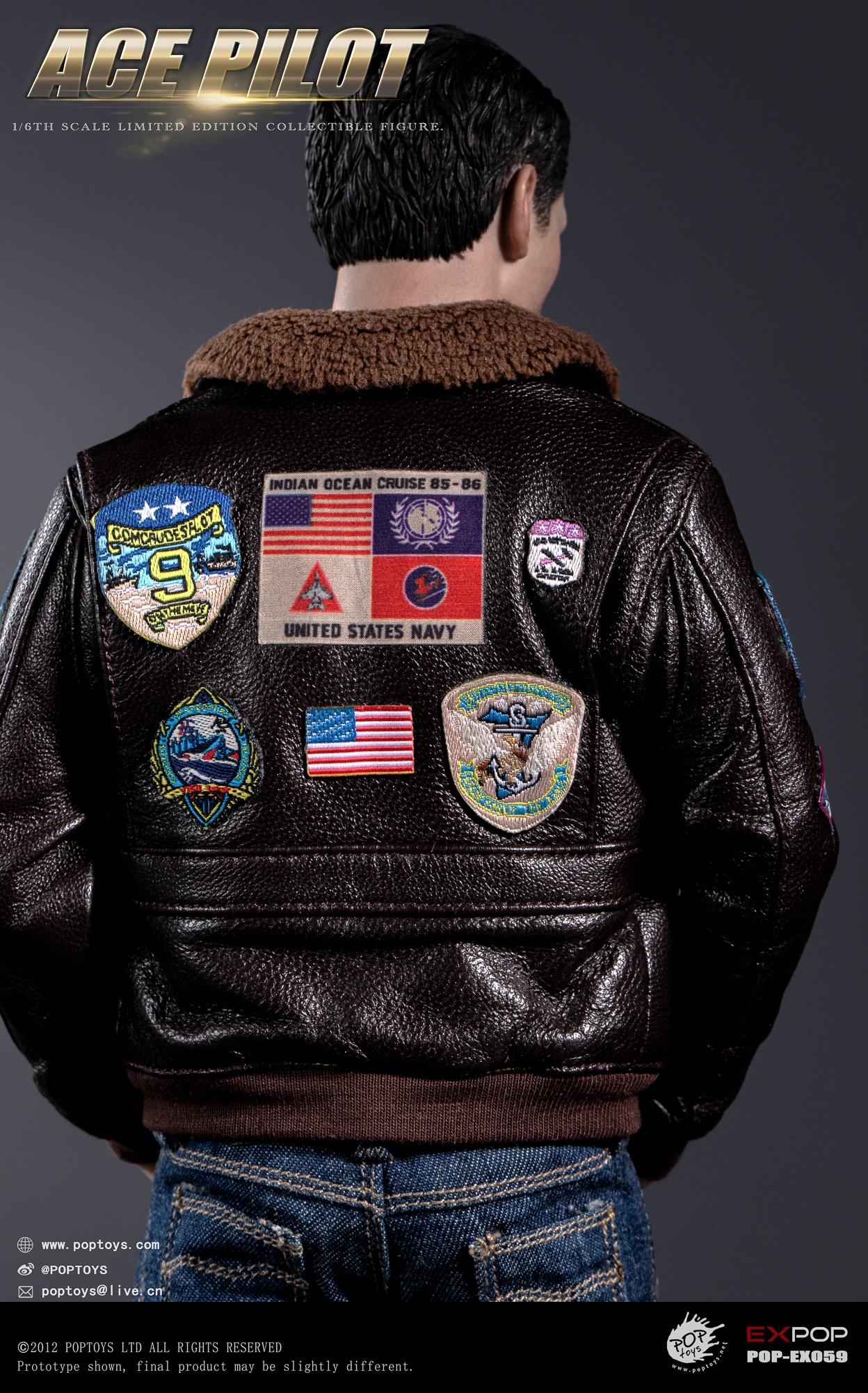 POPTOYS - Original 1/6 ACE Pilot EX059 EX060 EX061 (Licensed)