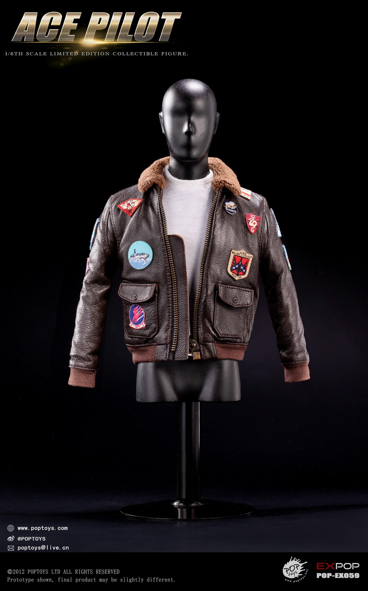 POPTOYS - Original 1/6 ACE Pilot EX059 EX060 EX061 (Licensed)