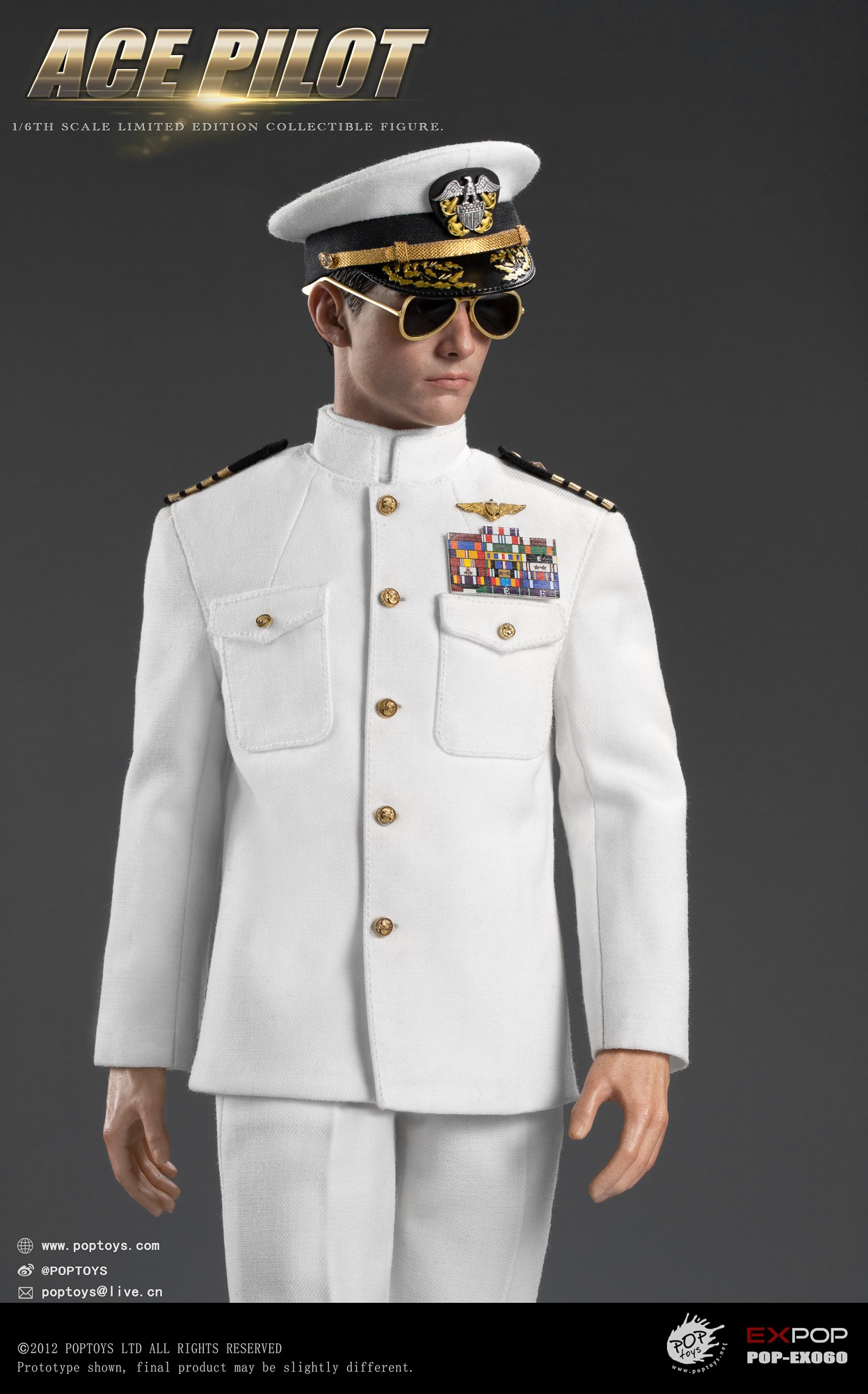 POPTOYS - Original 1/6 ACE Pilot EX059 EX060 EX061 (Licensed)
