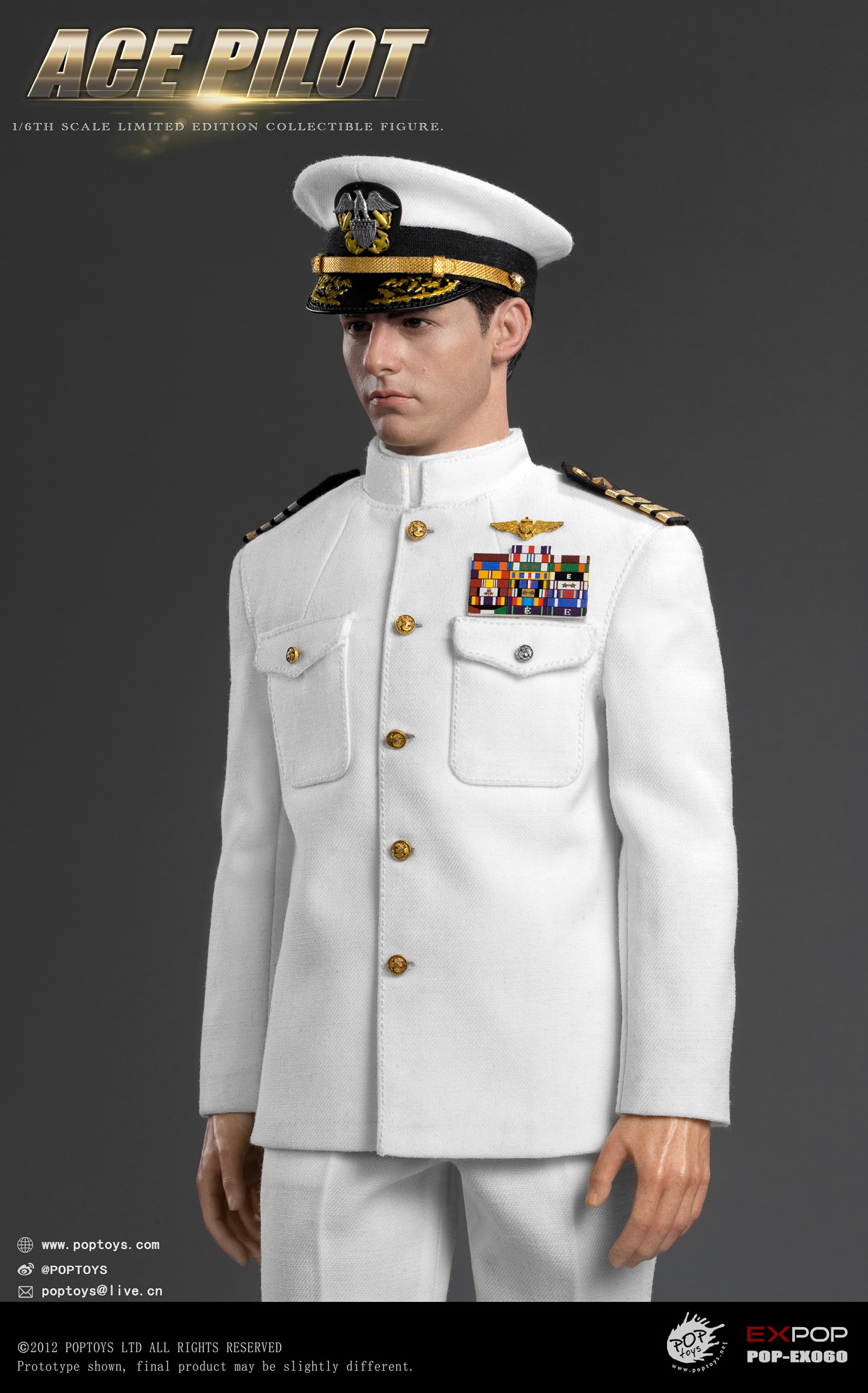 POPTOYS - Original 1/6 ACE Pilot EX059 EX060 EX061 (Licensed)