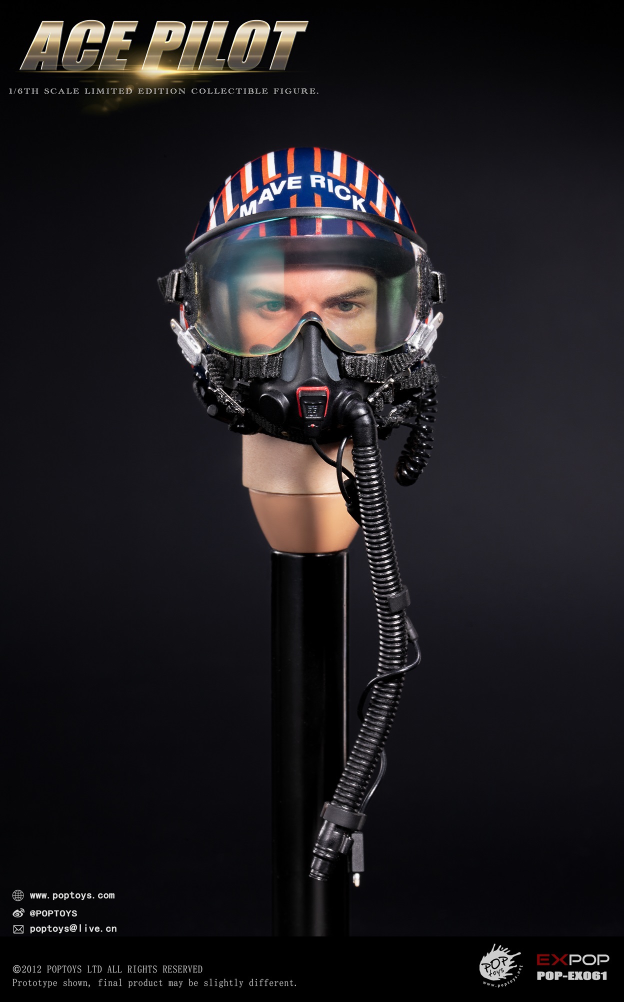 POPTOYS - Original 1/6 ACE Pilot EX059 EX060 EX061 (Licensed)