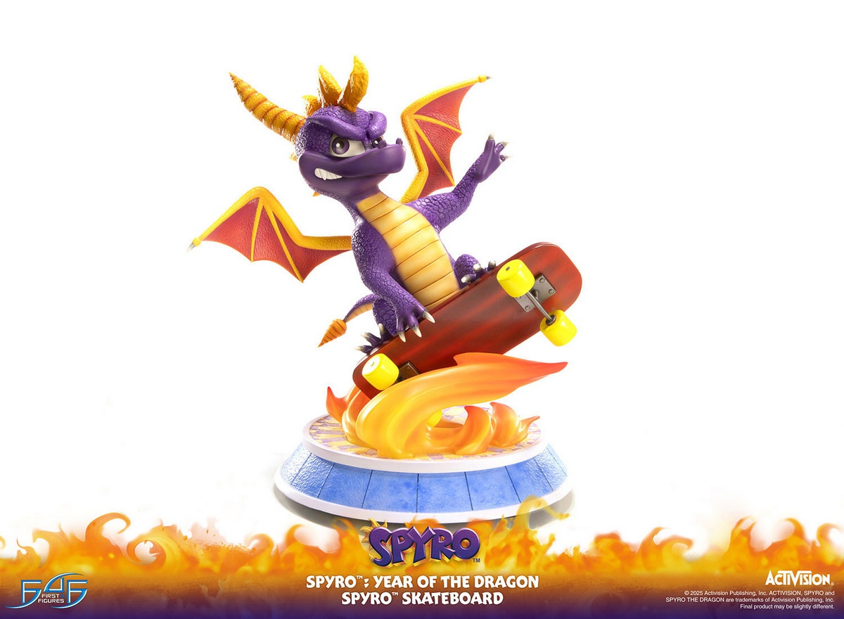 First 4 Figures - Spyro Year of the Dragon SpyroTM Skateboard (Licensed) Status(GK)