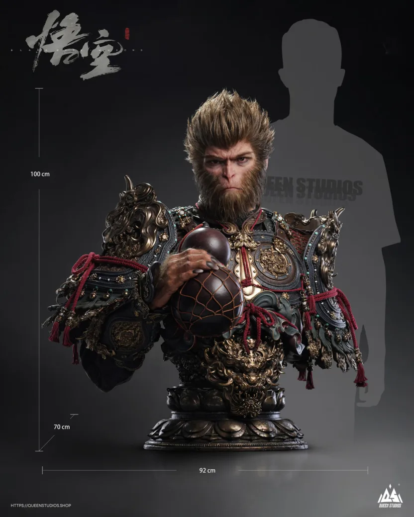 Queen Studios - Black Myth WuKong Bust licensed 1/1 Bust Statue(GK)