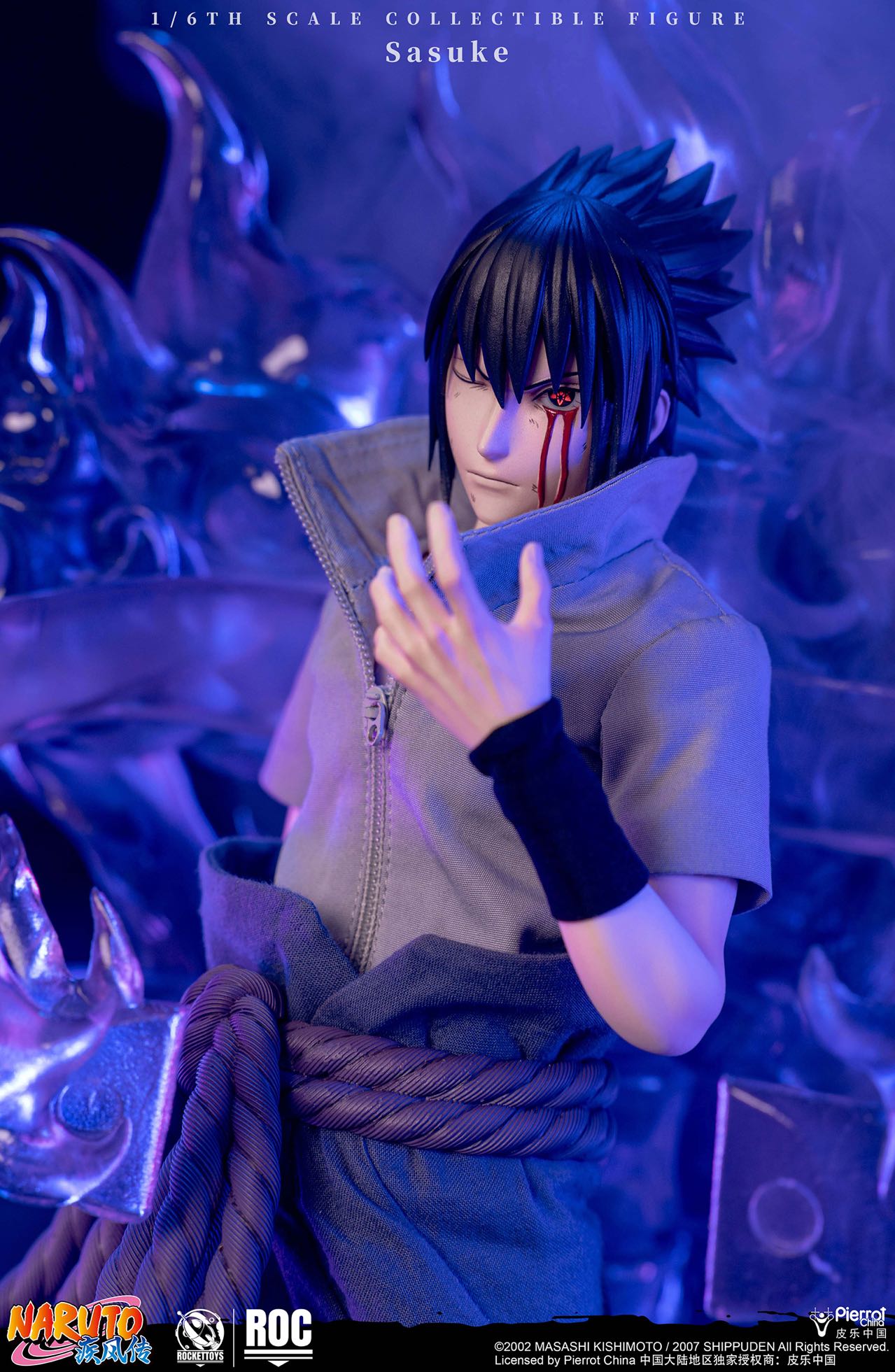 ROCKETTOYS Studio Naruto Shippuden Sasuke Uchiha 1/6 Scale Action Figure ROC-017 ROC-018 (Licensed)