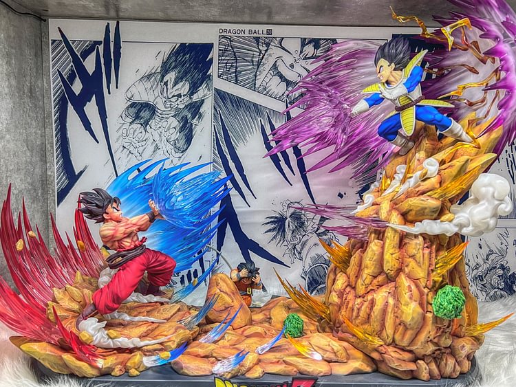 In-Stock SKY TOP STUDIO – DRAGON BALL Z: GOKU’S KAMEHAMEHA VS VEGETA’S GALICK GUN STATUE