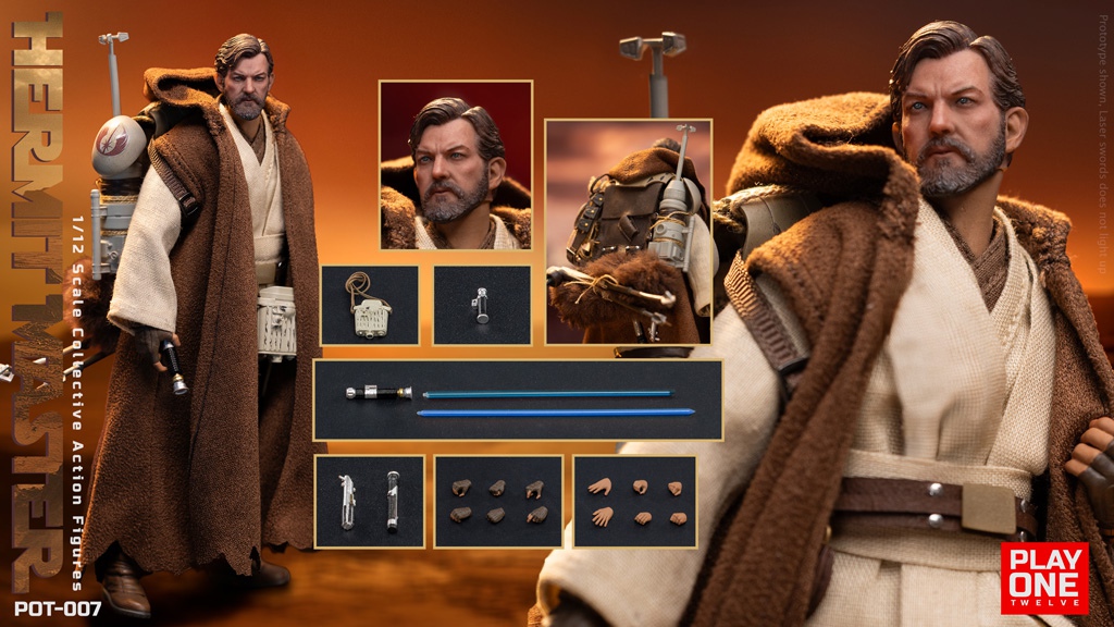 Play One twelve - Star Wars Hermit Master Collectible Figure (Licensed)