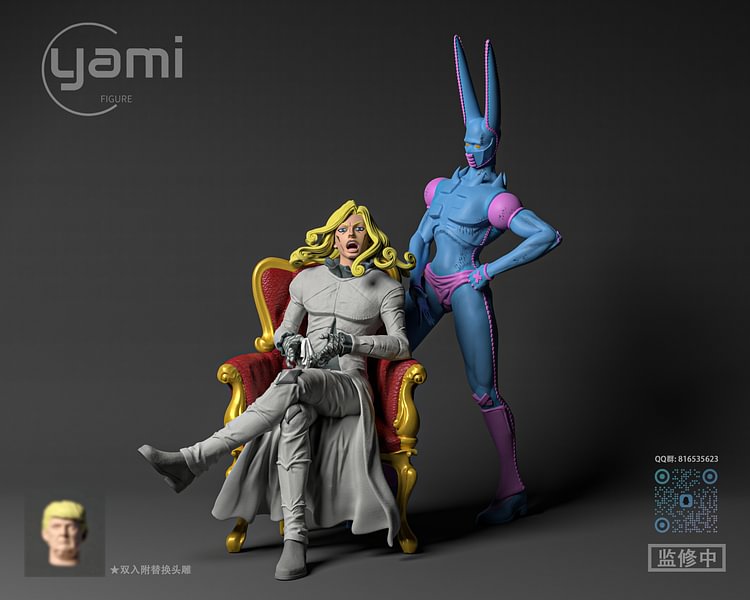 YAMI Studio - JoJo's Bizarre Adventure Funny Valentine & D4C Love Train 1/6 Statue(GK)