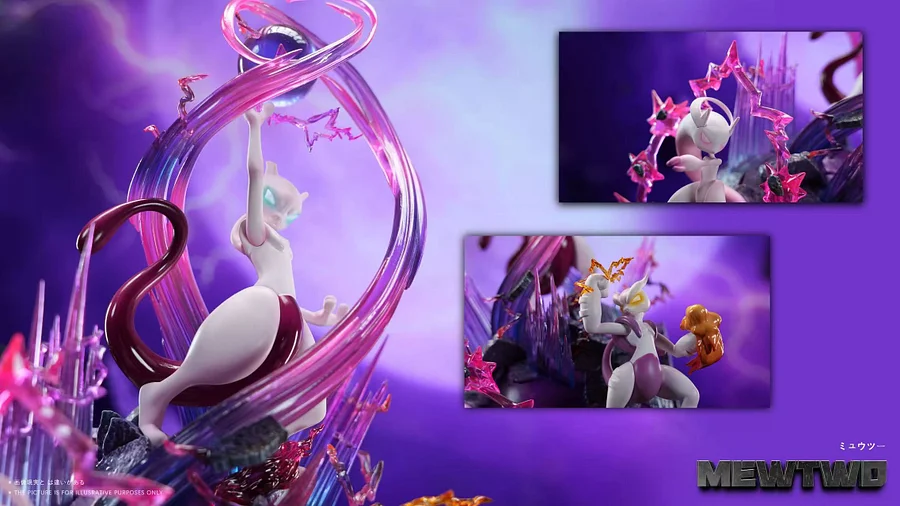 JP Studio - Mewtwo Urban Pokémon Ecology Special Edition Pokemon Statue 