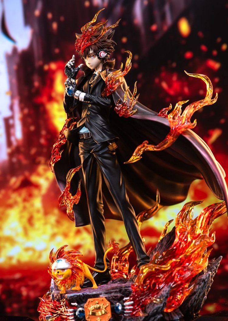 Zhong Jia Xi Niu Studio - Katekyo Hitman Reborn Vongola Famiglia Resonance Tsunayoshi Sawada 1/6 Statue(GK)