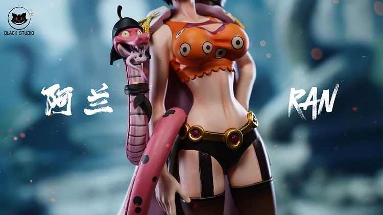 Black Studio - One Piece Kuja Pirates pop complete resonance series 3rd Shakuyaku & Ran Statue(GK)