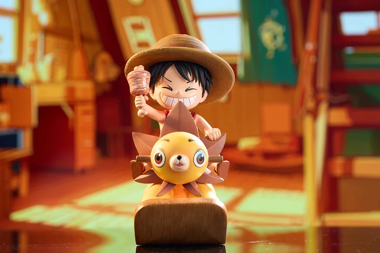 COCO Studio (One Piece) - One Piece Childhood Luffy Series #1 Chibi Monkey D. Luffy Statue(GK)