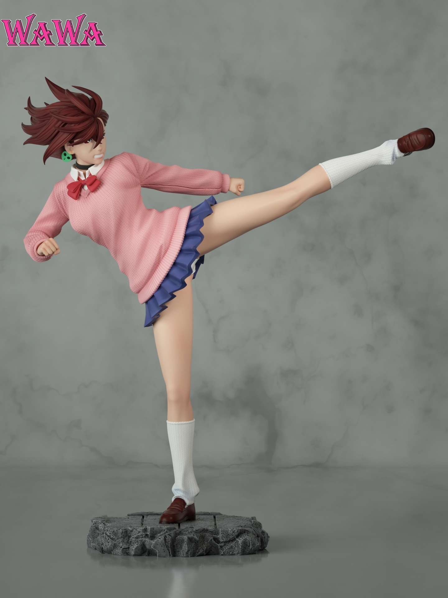 Wawa Studio - Dandadan Supernatural Armed Momo Ayase 1/6 Statue(GK)