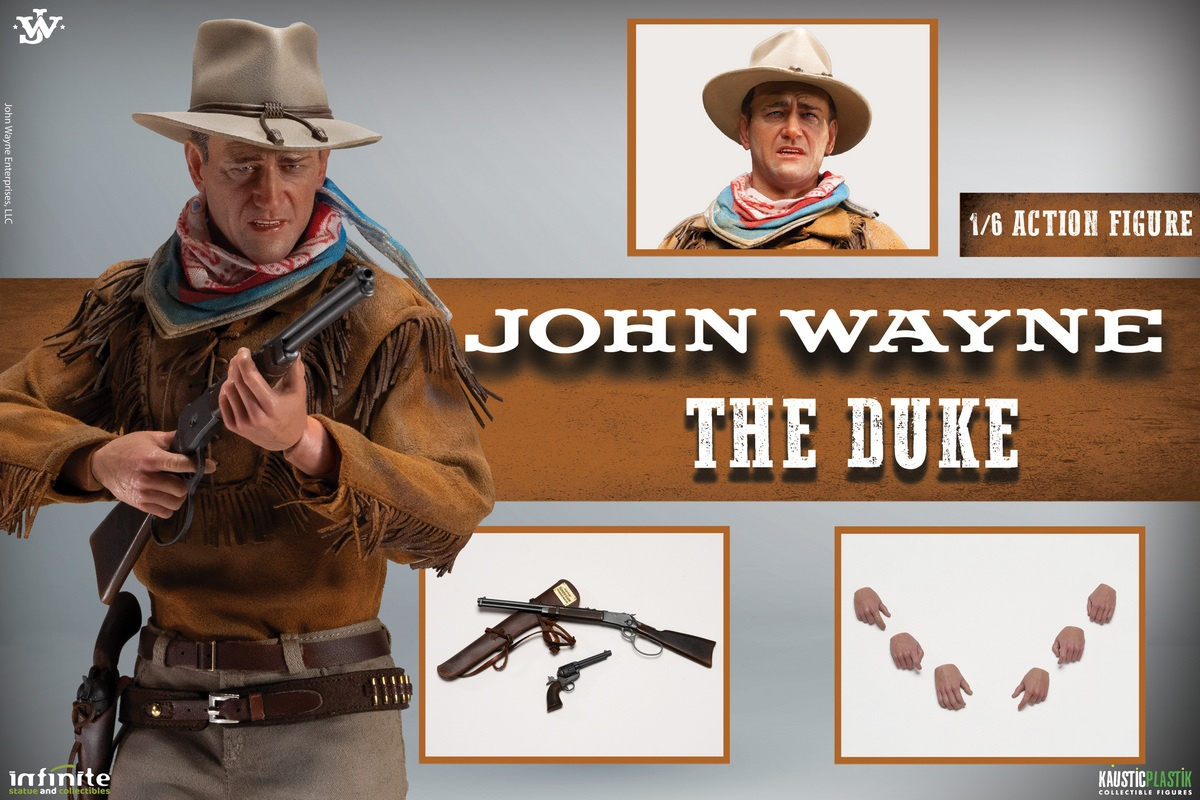 Infinite Statue - Montana John Wayne Duke (Licensed)  8033300431610 &  8033300431627 1/6 Action Figure-Statue Master