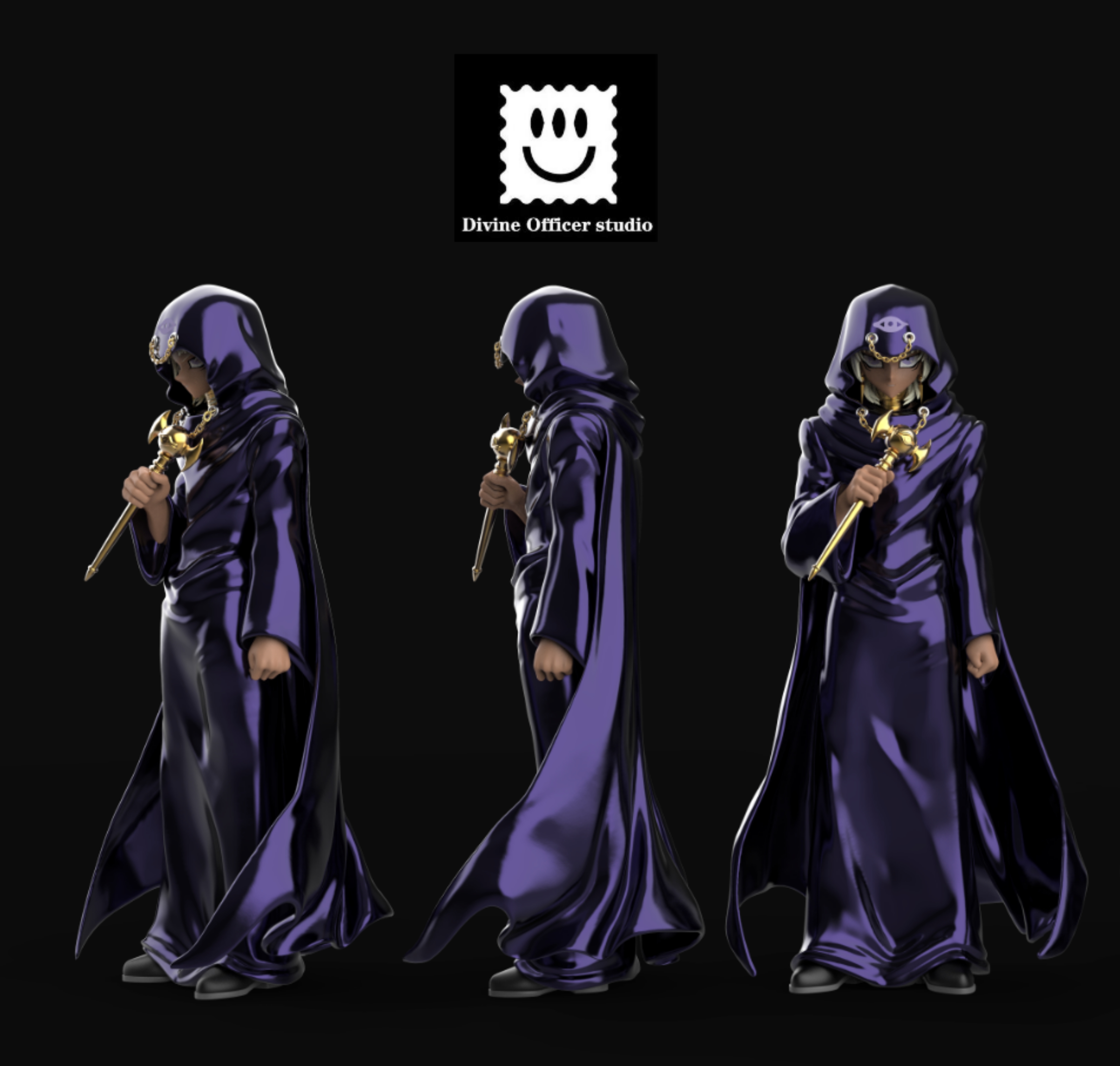 Divine Officer Studio - Yu-Gi-Oh Ghouls Series 01 Cloaked Marik Statue(GK)