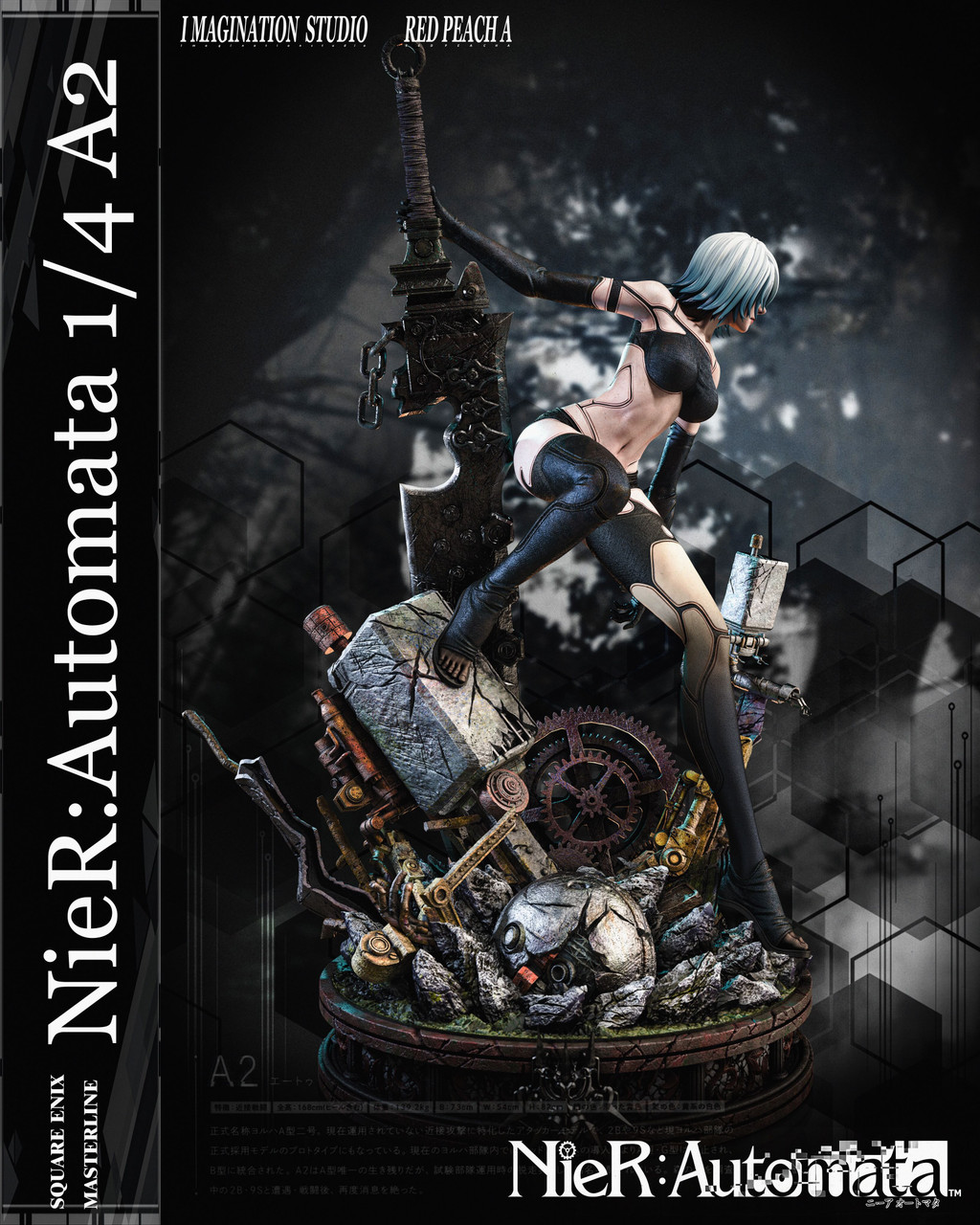 Imagination Studio & Red Peach A Studio - NieR:Automata A2 1/4 Statue(GK)