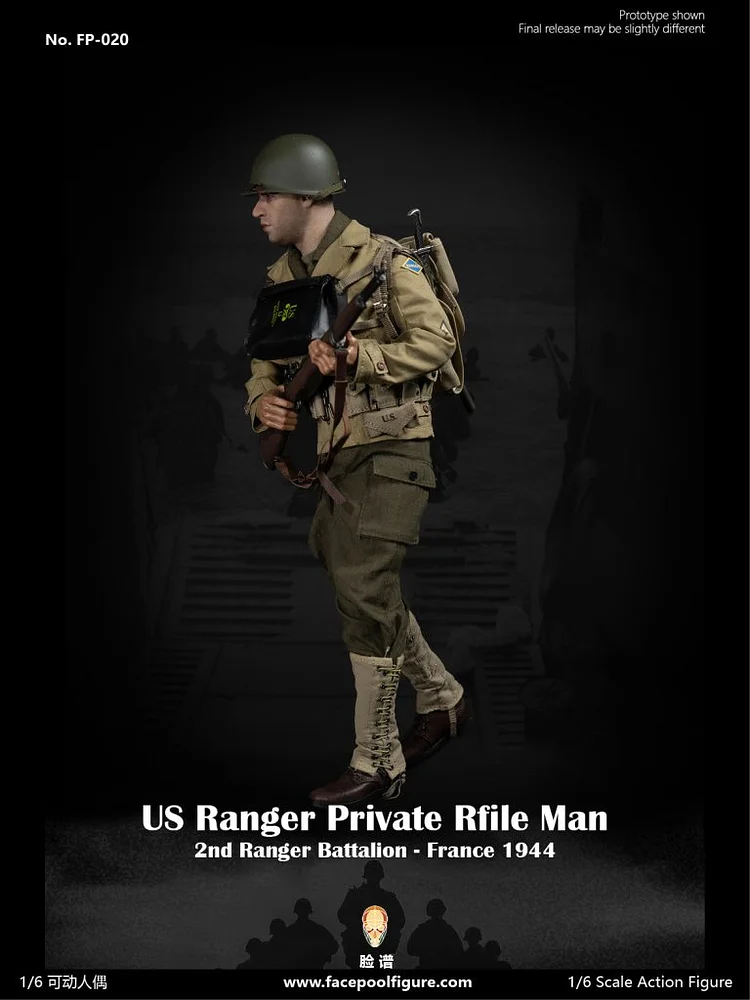 Facepoolfigure - Ranger Rifleman FP020 & Medic FP010 (Licensed) Action Figure