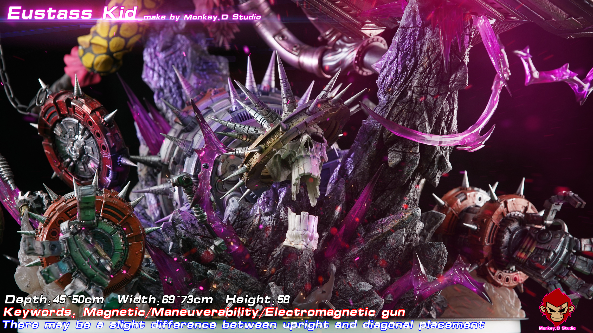 Monkey.D Studio - One Piece Series Worst Generation #3 Eustass Kid 1/6 Statue(GK)