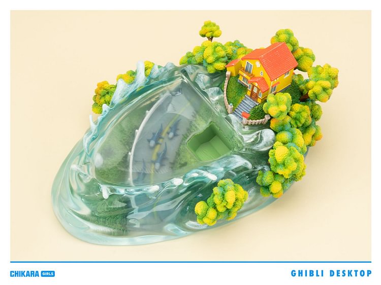 CHIKARA Studio - Ponyo on the Cliff - Pony & Sosuke Statue(GK)