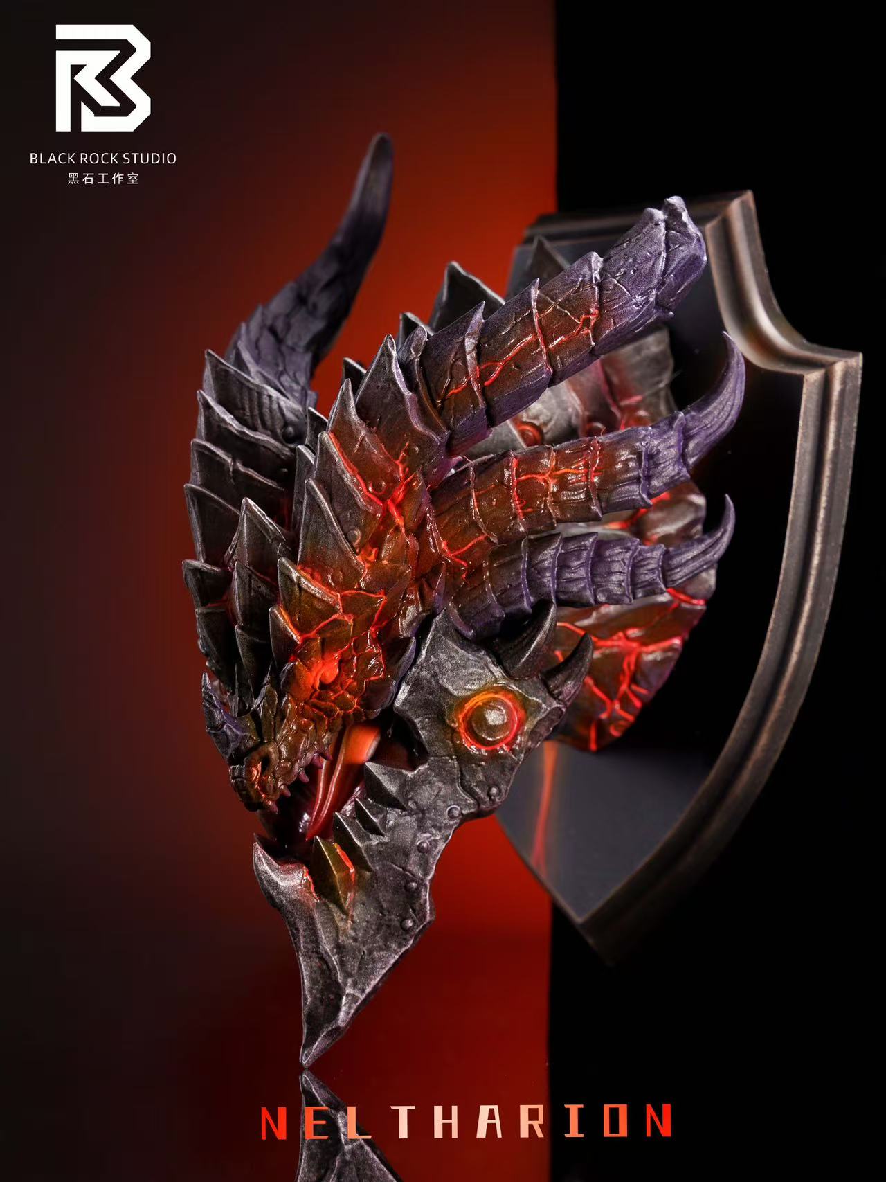 BRS Studio Five Dragon Guardian Fridge Magnet Set Resin Collectible World of Warcraft GK Limited Edition