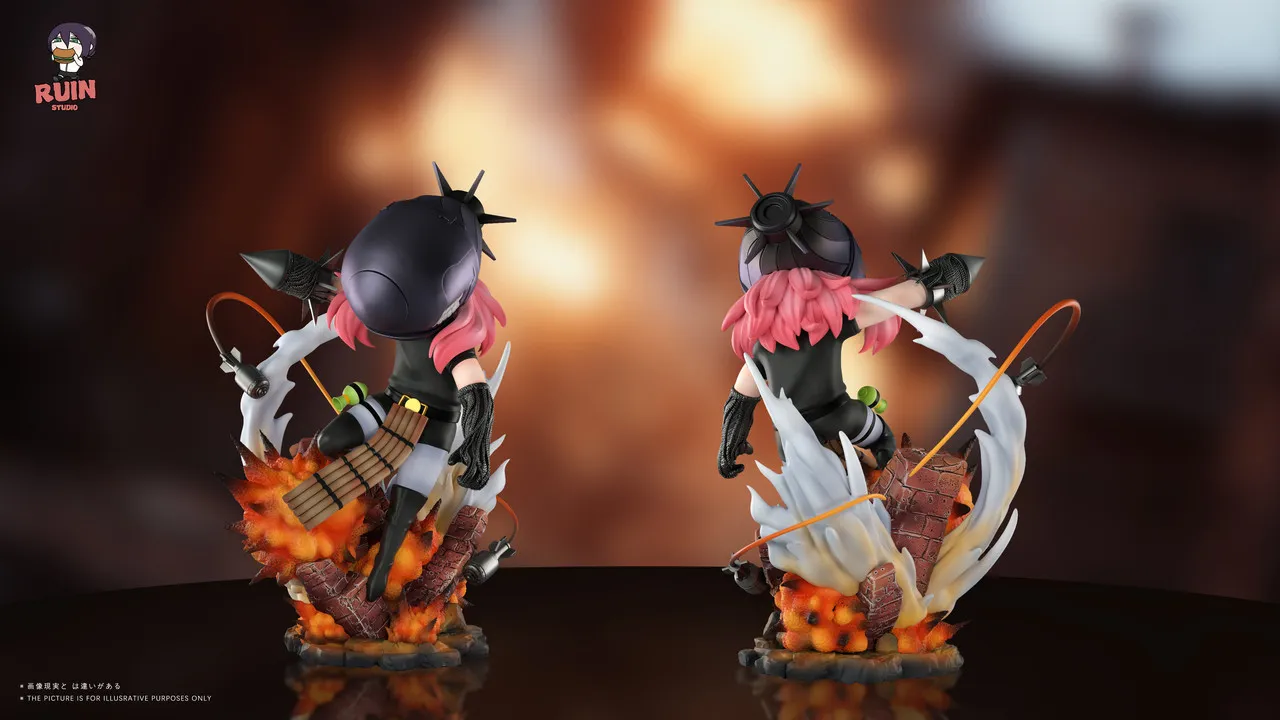 RUIN Studio - Anya Forger Cosplay Chainsaw Man Bomb Spy x Family Statue