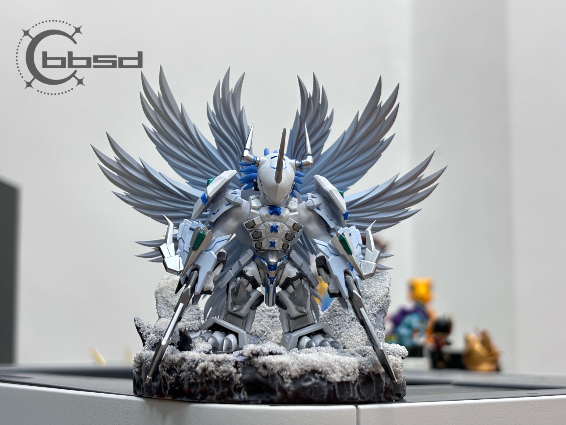 Pre-order BBSD Battle Tyrant Dragon Beast Merciful Double Sword Form Digital Baby GK Handmade Statue Model-Statue Master