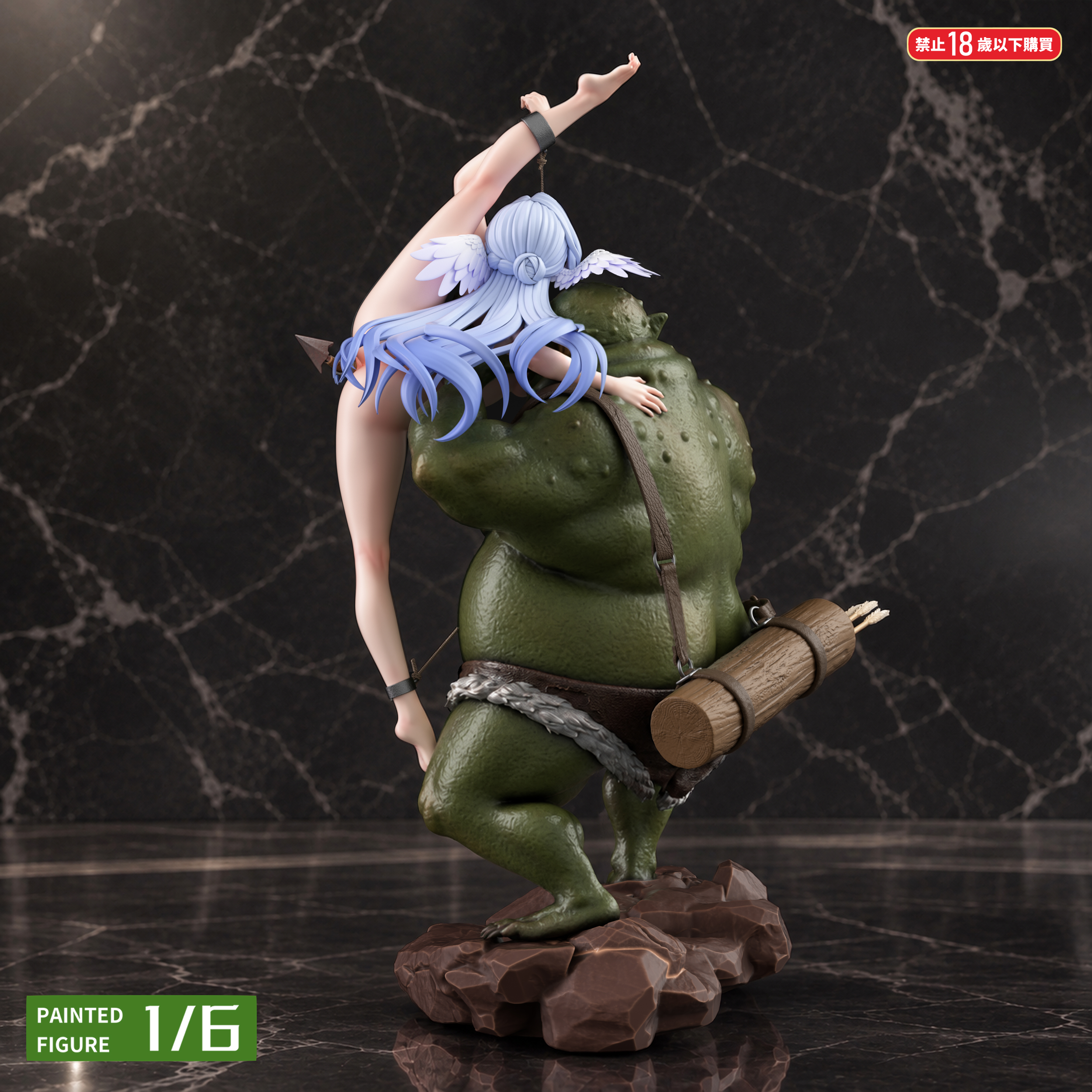 Fishhead studio Goblin Holy Archer Princess of Feathers Statue
