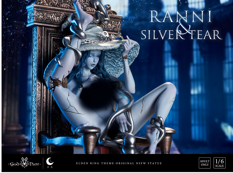 PRE-ORDER God Pan Studio - Elden Ring Ranni & Silver Tear 1/6 Statue(GK)